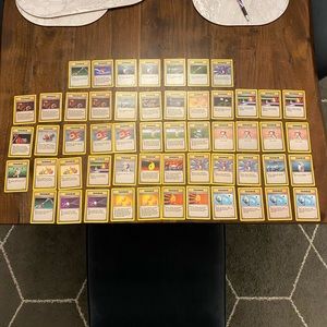 54 Pokémon Training Cards- includes rares